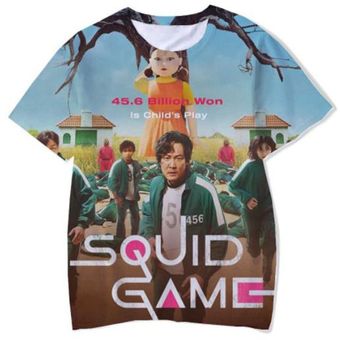 Camisa de sudor con cremallera para calamares Lee Jung Jung Jae Sportswear Chaqueta de deportes 