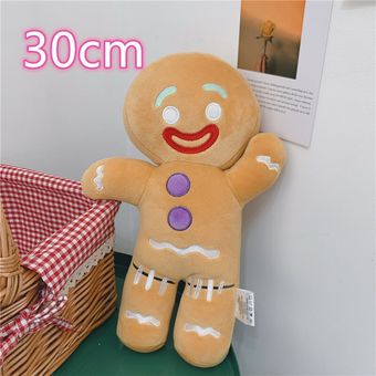 Kawaii Shrek Gingerbread Man Bigheadz Doll Peluches de peluche Sofá su 