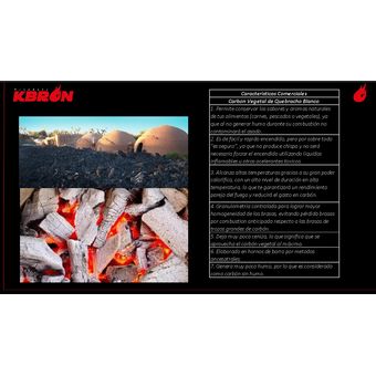 Combo 287 Wayu 3Kg Carbón Vegetal Kbron 