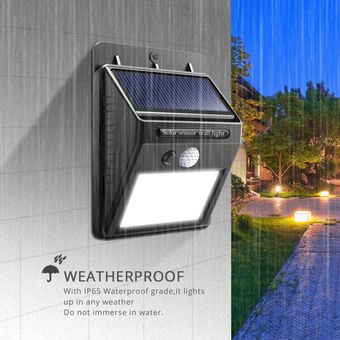 Luz LED Solar inalámbrica IP65 con Sensor de movimiento,resistente al agua,para exteriores,cerca,ja 