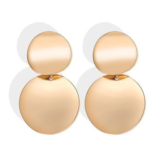 Pendientes Retro Niñas, Pendientes Geométricos De Conchas 