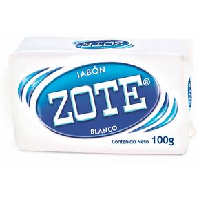 Jabón Zote Blanco en Barra 100g