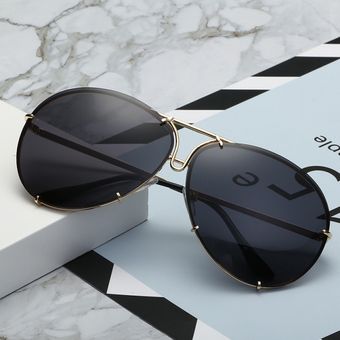 Gran marca de diseño de gafas de sol de aviación gafas demujer 
