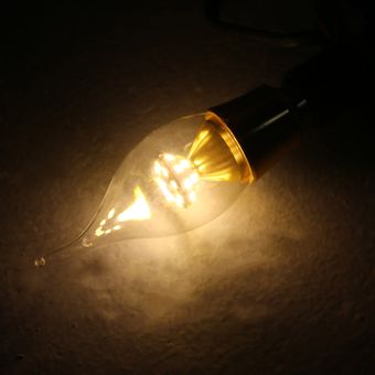 NUEVO E14 TRAIL TAIL LED Bombilla Lámpara de luz Cool Cálido White Gold ZD-MTX05-1 