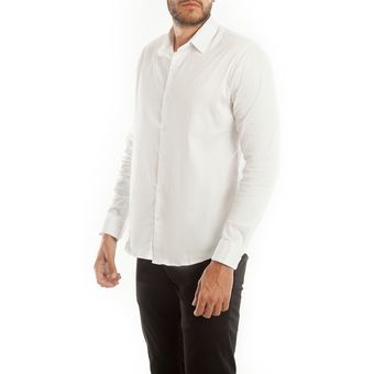 Blanco Camisa Frank Pierce Comfort White C2005 