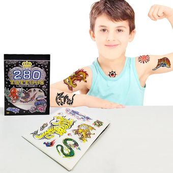 Tatuajes Temporales Niños Tattoos Juguetes Disfraz 6 hojas Infantil