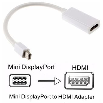 GENERICO Cable adaptador thunderbolt mini display port a hdmi macbook