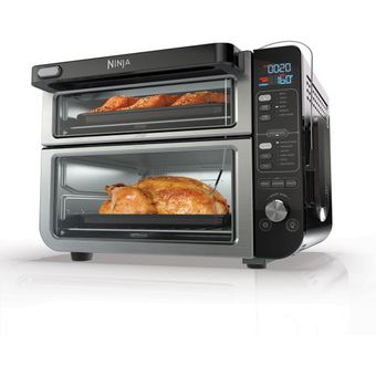 Horno de mesa eléctrico Ninja Foodi DT251 10 en 1 plata, sin aceite