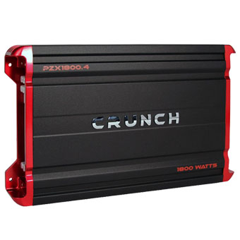 Amplificador Crunch PZX1800.4 4 Canales 1800w Max Clase AB