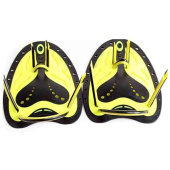 de silicona palas planas guantes de buceo Paletas de Entrenamiento de natación profesionales aletas de mano ajustables 