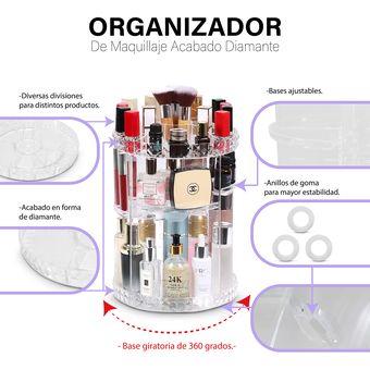 Organizador de maquillaje giratorio – Akiloconsigo