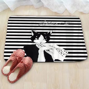 Alfombras preciosa linda del modelo del gato suave Inicio Sala floormat antideslizantes alfombras 