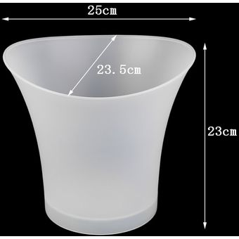 5L Waterproof Plastic LED   Bucket Luminious Cool KTV Bars Night Party 