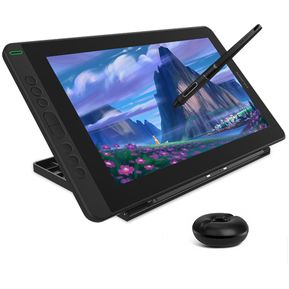 Tableta Digitalizadora Monitor Huion Kamvas 13 con soporte N...