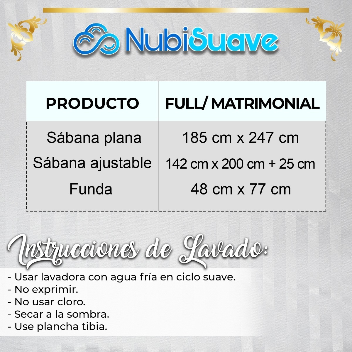 Juego De Sabanas Matrimoniales Microfibra Amplias Nubisuave Blanco