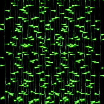 verde 6M LED SOLMORE LED cadena de cortina de luz 600 x decoración de la secuencia Luz cortina de la secuencia 3M Luz neta para la fiesta de Navidad cubierta del boda del jardín de las luces de Navidad 220 verde 