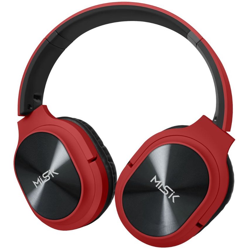 Audifonos Bluetooth MISIK MH624R Rojo/ Manos Libres