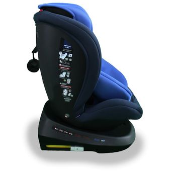 Silla De Auto Para Bebe Supra 360 Isofix Black Grupo 0+ 1 2 3