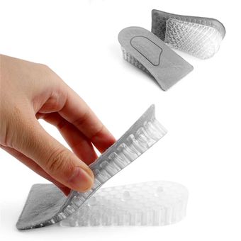1pair Shoe Insoles Breathable Half Insole Heighten Heel Insert Sports Shoes Pad Cushion Unisex 23. 