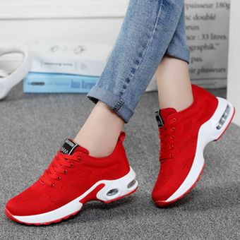 Zapatillas de Deporte para Mujer-Rojo 