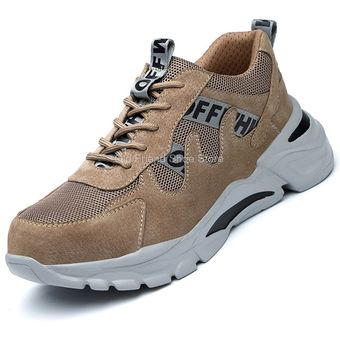 Zapatillas de trabajo ligeras para hombre, zapatos de seguridad para construcción, cómodas, antiperforación | - GE598FA0QG6F5LMX