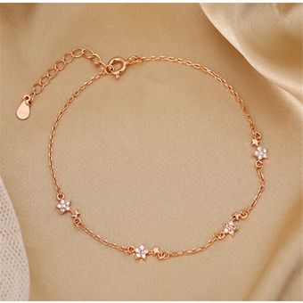 925 Cristal De Plata Esterlina Glamour Pulseras Pulseras De 
