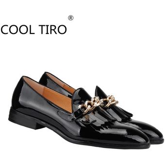 mocasines charol hombre