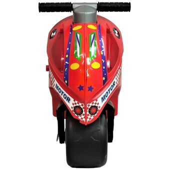 Montable para Niños Moto Correpasillos, largo 68 cm - Rojo