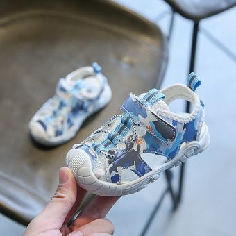 Niños Chicos Camuflaje Sandalias De Verano Playa Resbalón en Zapatos para Caminar Talla Para Niños 