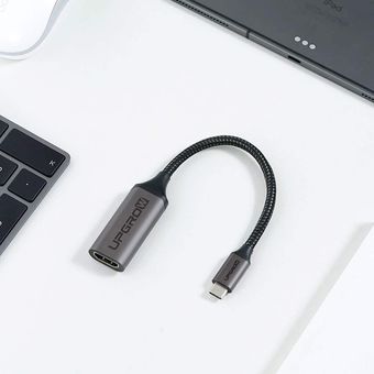 Cable Adaptador Usb Tipo C A Hdmi 4k Plateado GENERICO