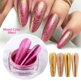 Esmalte De Unas Efecto Espejo Metalico Para Mujer 0 5g Pigmento De Espuma En Polvo Para Nail A Fke Linio Mexico Ge598hb1n3mkrlmx