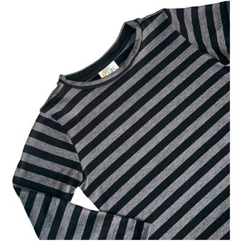 Camiseta Rayas Negras Infantil T-2