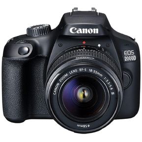 Cámara Canon EOS 2000D/T7  EF-S 18-55 III 24mp
