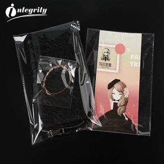 INTEGRITY-bolsas de plástico autoadhesivas para embalaje de galletas 
