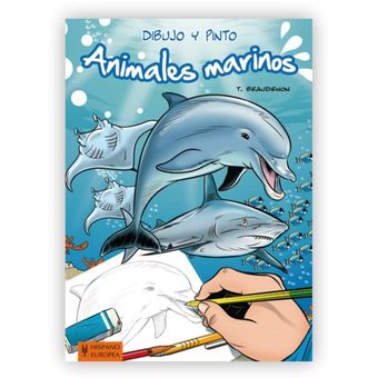 11 animales marinos para aprender a dibujar con niños