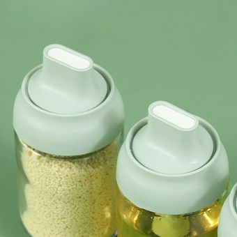 Salero de Hogares de cristal del condimento de pollo Botella Caja Esencia Condimento 