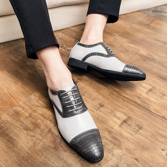 Zapatos Oxford para hombre Zapatos formales de cuero 
