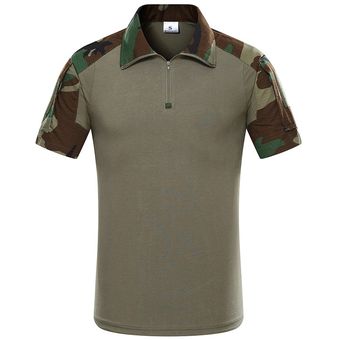 #Camouflage pantalón de camuflaje Multicam de caza y combate XYX camisa táctica de camuflaje de manga corta Camiseta del ejército militar para hombre 
