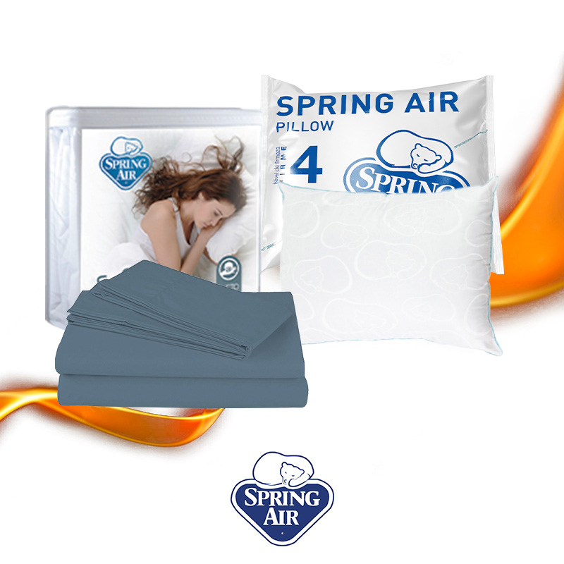 Sábanas Individual Spring Air + Almohada de Osos CZD
