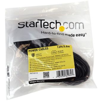 StarTech PXT10112 Cable de Alimentación Corriente para PC