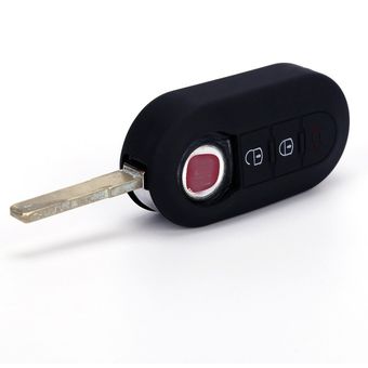 Cajas de llave de automóvil 3 botones plegable control remoto llavero protector cubierta cubierta de piel 