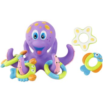 SRIWEN bañera de juguete para niños juego de baño de pulpo juguetes 