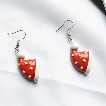 Lindos Pendientes De Resina Bastón De Caramelo Reno Reese 5 