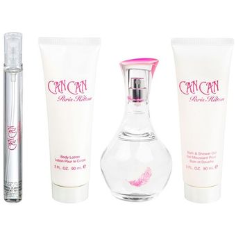 Set 4 Piezas Can Can Paris Hilton  Fragancia Floral Frutal– Arome México