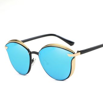 Gafas de sol polarizadas modelo de metal deslumbrantemujer 