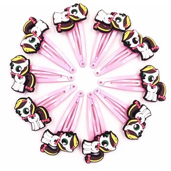10 Uds bandanas elásticas simples regalo para niños bandas de goma para la cabeza De pajarita de dibujos animados para niños 