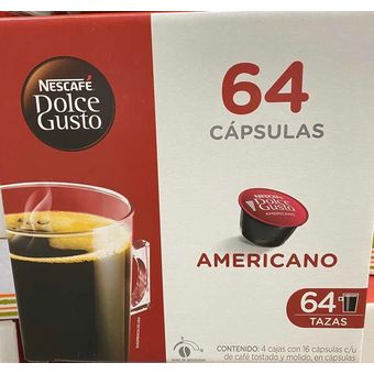 Nescafé Dolce Gusto Café Americano 64 cápsulas, Café Americano