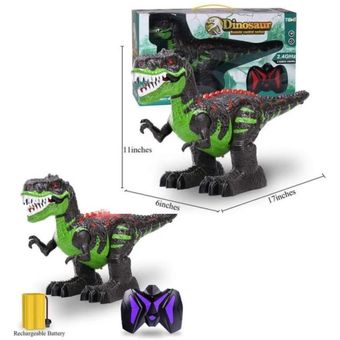 juguetes de dinosaurios T rex caminando rugiendo realista LED 3 - 12 años  regalo