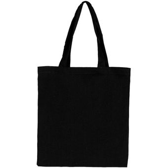 bolso de compras de lona Bolso de hombro Harajuku de color sólido para mujer y niña de hombro Retro #Black para playa 