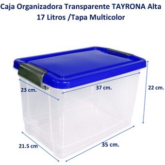 Caja organizadora tayrona N°2 media 5 litros Kendy